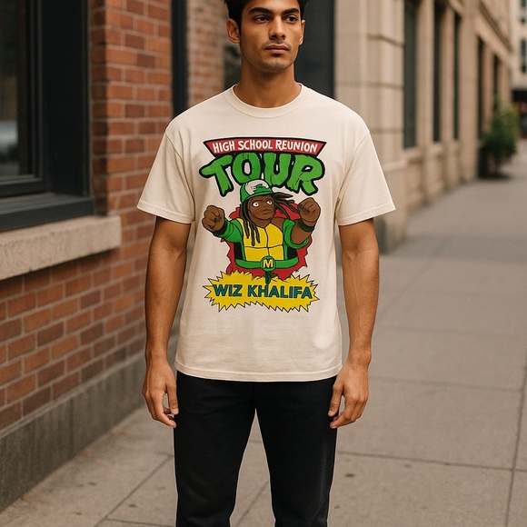 Wiz Khalifa Graphic T-Shirt - Cream - Picture 3 of 5